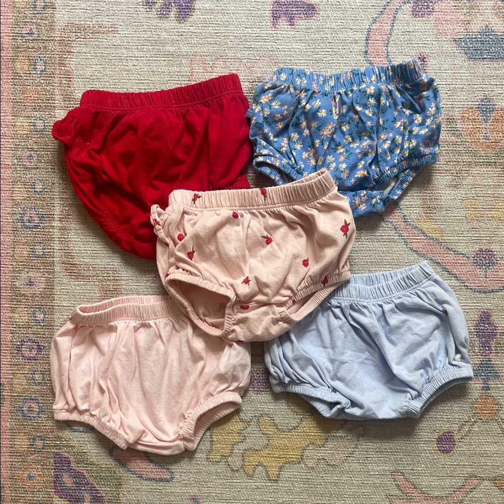 Colorful Kids Bloomers Set